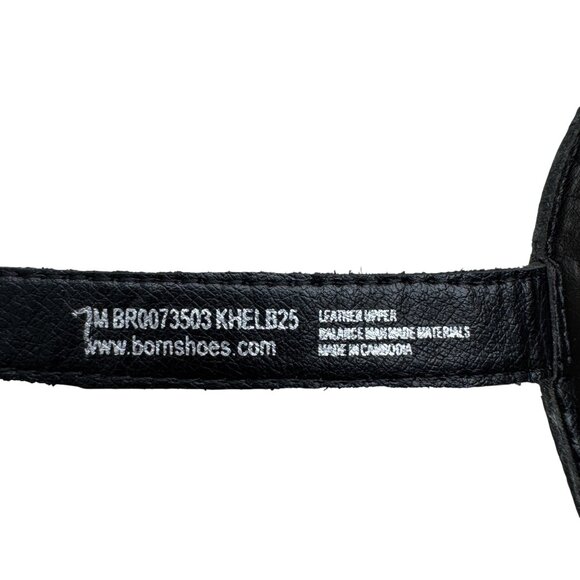 Born Sadie Ankle Strap Sandals Women's Black Leather Block Heel, Size 7M NWOB - Picture 9 of 9